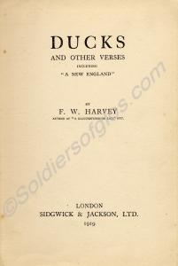 First Edition (1919) of 'Ducks and Others', a coll