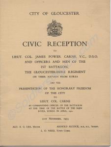 Commemorative booklet of the Civic Reception given