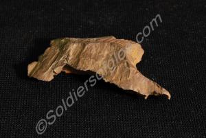 Fragment of German shell, fired from France to Dov