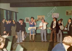 Gloucestershire Regiment musical evening.  c.1980.