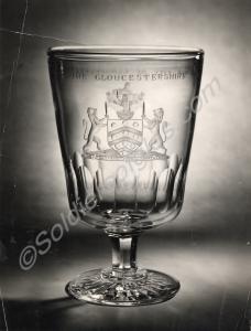 Photograph of a crystal glass goblet. Salamanca Da