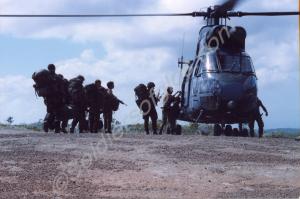 Puma helicopter with soldiers of the Gloucestershi