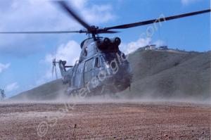 Puma helicopter with soldiers of the Gloucestershi
