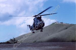 Puma helicopter with soldiers of the Gloucestershi