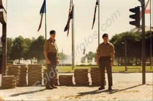 Two soldiers in Berlin. 1st Battalion, The Glouces