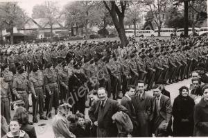 Parade. Gloucestershire Regiment.  Montpellier Gar