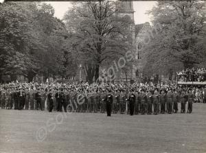 Parade. Gloucestershire Regiment.  Gloucester Park