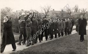 Funeral. (Possibly that of Regimental Sergeant Maj
