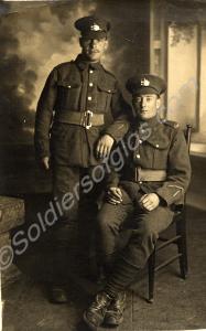 Two soldiers of the Gloucestershire Regiment. 1915