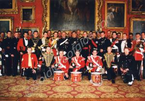 Officers, N.C.O.s and bandsmen from various regime