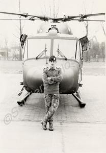 Satisfied Soldier Scheme. Corporal Wood in front o