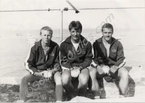 Private Wyatt, Second Lieutenant Brown and Private