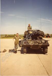 Sergeant Deacon and and Private Griffin with Fox a