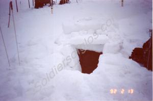 Exercise Trumpet Dance. Snow hole. Yakima and Camp