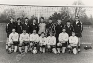 1st XI Football Team. Gloucestershire Regiment, Be