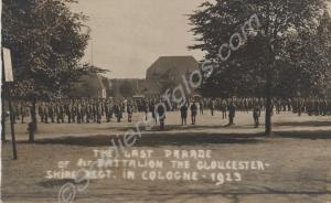 The Last Parade of 1st Battalion, The Gloucestersh