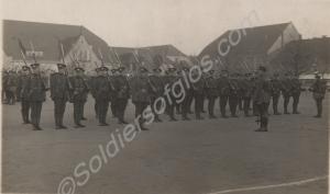 Parade. 1st Battalion, The Gloucestershire Regimen