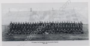 Photocopy. 'B' Company, 70th Battalion, The Glouce