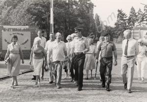 Tour of Barracks with C.O. Gloucestershire Regimen