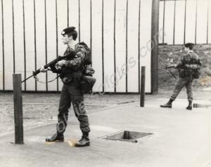 Patrol of Border Area. Gloucestershire Regiment, B