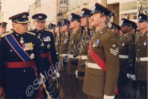 The Gloucestershire Regiment receiving the Freedo