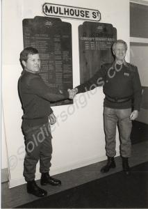 Regimental Quarter Master Sergeant M. Curtin and C