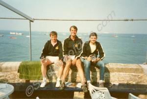 Lieutenant Dent and crew. Prince of Wales Division