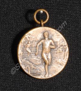 Silver sports medal. Winner of 3-mile race, 37th I