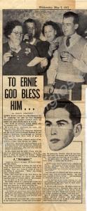 Newspaper cutting about the Korean War.  22259414