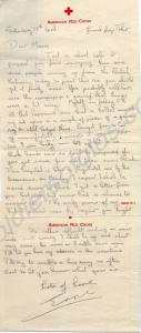 Letter home from Tokyo hospital.  28th April 1951.