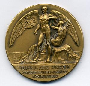 Sporting medal for 'Junior Long Jump Winner', R.A.