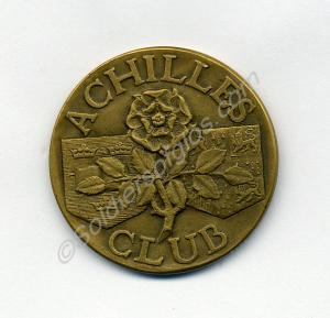 Bronze Achilles Club medal (R.V.T. 1921). Awarded