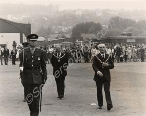 Lieutenant-Colonel A.P.A. Arengo-Jones and civic d
