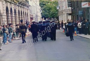 Parade. The Gloucestershire Regiment.  c. 1985.