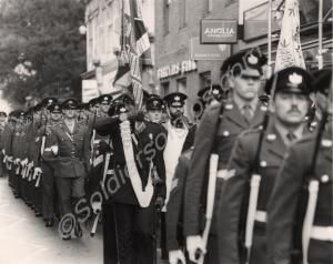 Freedom March through Stroud. Regimental Sergeant