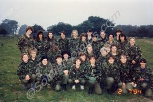 Ladies of 1st Battalion - Exercise WIVES WANDER.