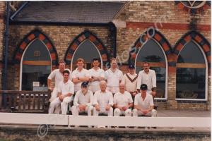 Cricket Team. Match vs. Gloster Gypsies.  Royal Gl