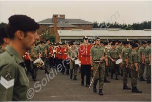 Final parade of the Band before it was disbanded.