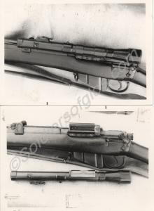 Two photographs of a British rifle sight from snip