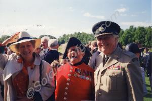 Colonel Dillon, Royal Canadian Regiment with his w