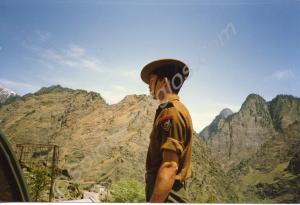 Scout of the Garhwal Rifles, Indian Army, on the I