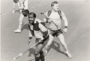 A Gloucestershire Regiment Hockey Team with Privat