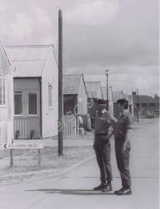 Captain G.P. England and Captain W.G. Evans visiti