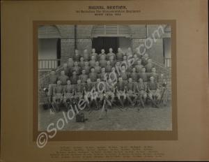 Signal Section.  1st Battalion, The Gloucestershir
