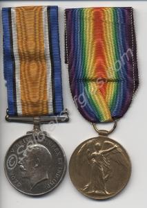 Group of two medals; British War Medal and Allied