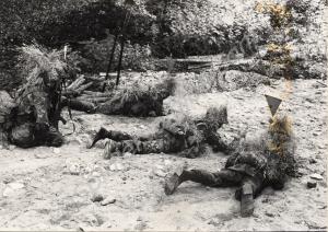 Gloucestershire Regiment on mine-clearing exercis