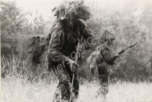 Exercise in camouflage. Gloucestershire Regiment.