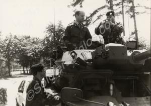 Visit to the Gloucestershire Regiment by Mr. Cope,