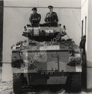 The C.O. and O.C. of 'C' Company in Scimitar Ligh