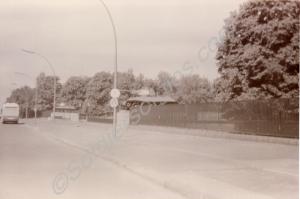 Russian T34 tank display. East Berlin. c. 1985.